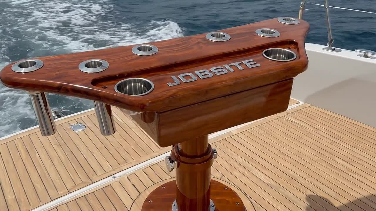 Teak Rod Holder